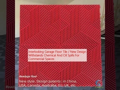 Wzajemnie powiązane płytki podłogowe garażowe / Nowy projekt odporny na wycieki chemiczne i olejowe w przestrzeniach komercyjnych