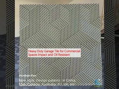Płytki garażowe ciężkie do przestrzeni handlowych odporne na uderzenia i olej