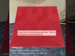 Ciężkie płytki podłogowe z garażem do odporności na działanie chemiczne i plam