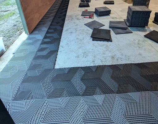 Płytki garażowe winylowe podłogowe odporne na promienie UV