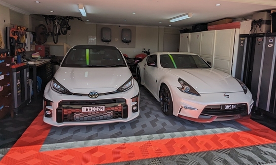 PP 12x12 wzajemnie połączone płytki podłogowe garażowe Garagetrac płytki 0,7 cali grubości