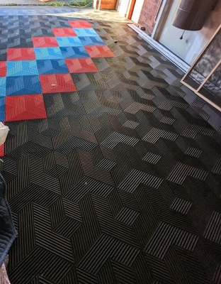 Płytki podłogowe garażowe z tworzyw sztucznych 3D