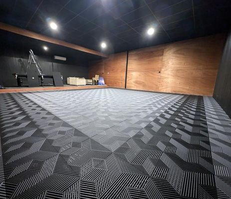 Przeciwpoślizgowe płytki garażowe ciężkie 18 mm płytki plastikowe podłogi garażowe