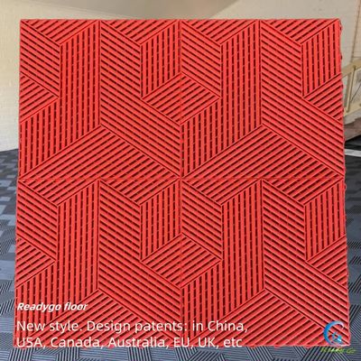 Płytki podłogowe z plastiku do sal wystawienniczych